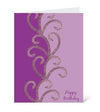 Skeese Greets Purple Passion Birthday Card