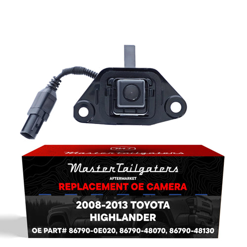 Toyota Highlander + Hybrid (2008-2013) OEM Replacement Backup Camera OE Part # 8679048130, 8679048070, 867900E020