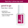 essie 8 Free Vegan Nail Care Clear Top Coat, Good To Go, 0.46 fl oz EasyOptionXY LLC