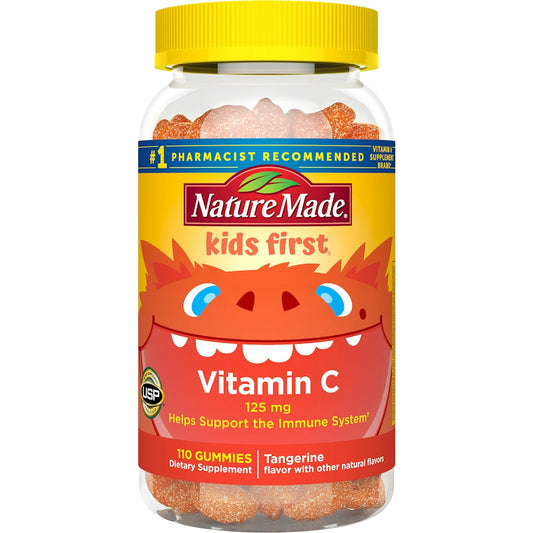 Nature Made® Kids First® Vitamin C Tangerine Gummies – 110 Count