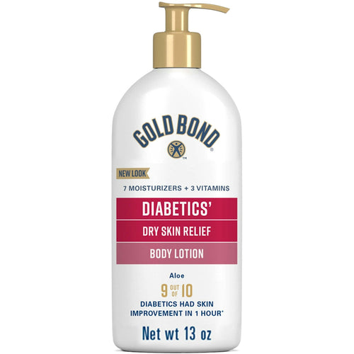 Gold Bond Diabetics Skin Relief Body Lotion Dry Skin Relief 13 oz