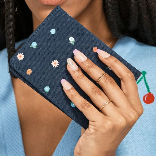 KISS imPRESS Medium Length Press-On Nails, May Flower, 30 Count EasyOptionXY LLC