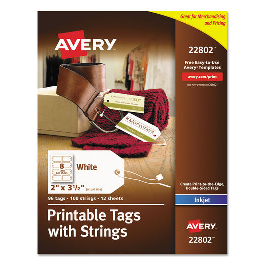 Avery® Printable Tags with Strings