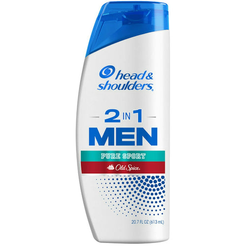 Head and Shoulders Old Spice Pure Sport Anti-Dandruff Shampoo, 20.7 fl oz (613 ml)