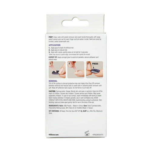 KISS Gel Fantasy Sculpted Medium Square Glue-On Nails, Glossy Dark Green, 'High Life', 28 Ct. EasyOptionXY LLC