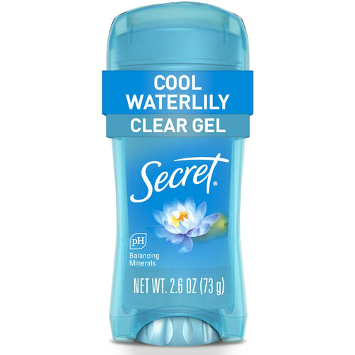 Secret Fresh Cool Waterlily Clear Gel Antiperspirant And Deodorant - 2.6oz