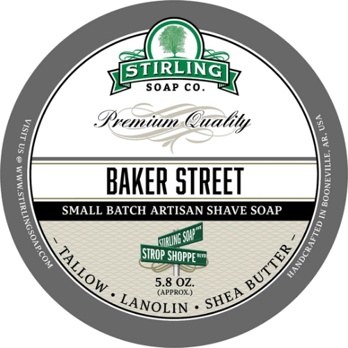 Stirling Soap Co. Baker Street Shaving Collection