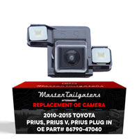 Toyota Prius (2010-2015), V (2012-2014), Plug in (2012-2015) OEM Replacement Backup Camera OE Part # 86790-47040
