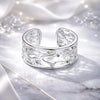S925 Sterling Silver Pavé Setting CZ Ring