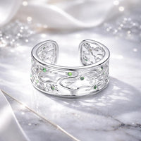 S925 Sterling Silver Pavé Setting CZ Ring