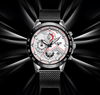 Men's Sports Waterproof Watch With  Stainless Steel Bracelet Unique Design Perfect Gift For Your Man