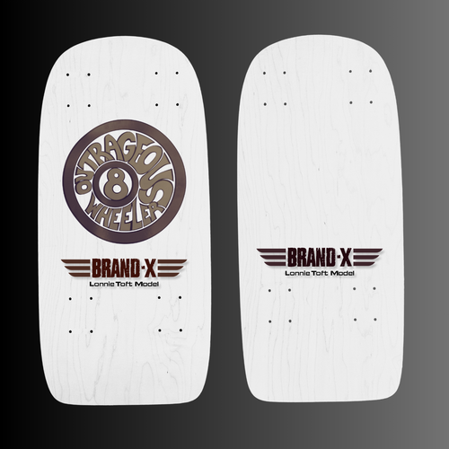 Lonnie Toft OUTRAGEOUS 8-WEELER Limited Edition, Hand-Painted Deck (PRE-ORDER, JANUARY 2027)