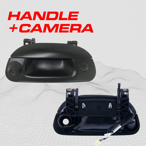 Ford F150 F250 F350 F450 F550 (1997-2007) Replacement Tailgate Handle with Backup Camera (with Key Hole Plug)