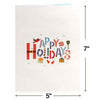 Happy Holidays Pop Up Christmas Card