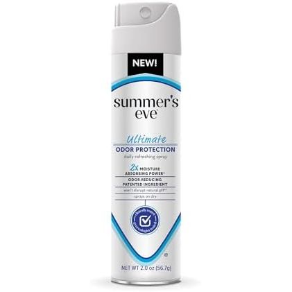 Summer's Eve Ultimate Odor Protection Dry Deodorant Spray 2.0 Oz