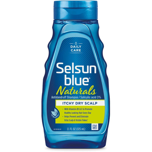 Selsun Blue Naturals Dandruff Shampoo, Itchy Dry Scalp - 11 Fl Oz