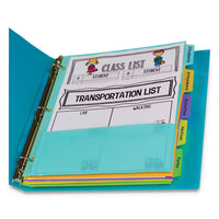 C-Line® 5-Tab Index Dividers with Multi-Pockets