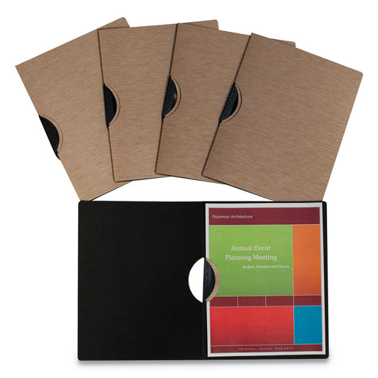 C-Line® Modern Metallic™ Executive Style Report Cover