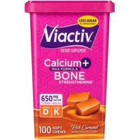 Viactiv® Calcium Plus D Caramel Soft Chew, 100 EA