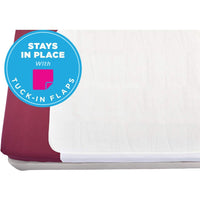 Nova Medical Products Waterproof Reusable Mattress Overlay With 100% Cotton Skin S