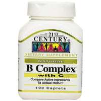 21st Century B Complex Plus Vitamin C - 100 Tablets