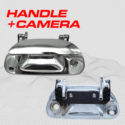 Ford F150 F250 F350 F450 F550 (1997-2007) Chrome Replacement Tailgate Handle with Backup Camera