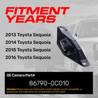 Toyota Sequoia (2013-2016) OEM Replacement Backup Camera OE Part # 86790-0C010