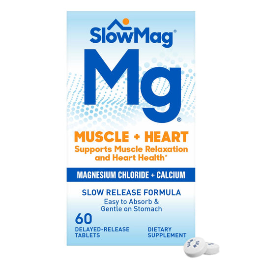 SlowMag® Mg® Muscle + Heart Tablet, 60 EA
