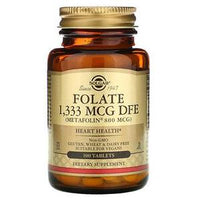 Solgar Folate (Metafolin) 800 mcg 100 Tablets