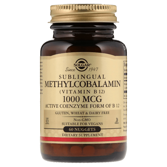 Solgar Methylcobalamin (Vitamin B12) 1000 mcg 60 Nuggets