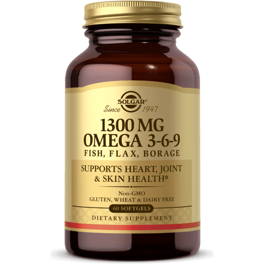 Solgar 1300 mg Omega 3-6-9 60 Softgels
