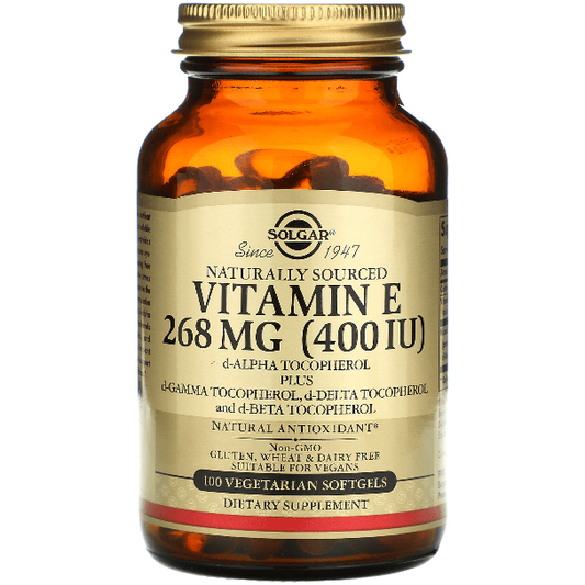 Solgar Vitamin E 268 mg (400 IU) 100 Vegetarian Softgels