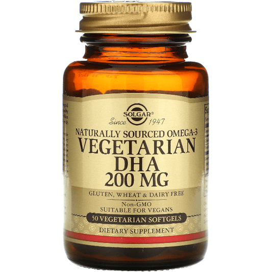 Solgar Omega-3 Vegetarian DHA 200 mg 50 Vegetarian Softgels