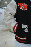 Manifest Varsity Jacket (Black) Fly Supply Co
