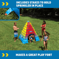 WOW Watersports 5.5ft Rainbow Pyramid Backyard Sprinkler Jupiter Gear