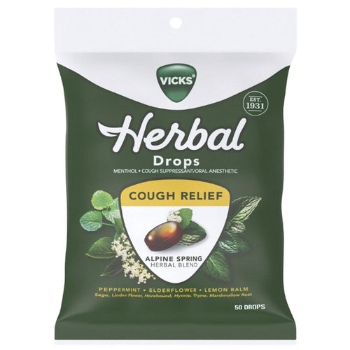 Vicks Herbal Alpine Spring Cough Relief Drops
