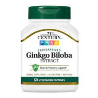 21st Century® Ginkgo Biloba Extract – Standardized Vegetarian Capsules