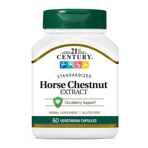 21st Century Horse Chestnut Extract, Standardized, 60 Vegetarian Capsules