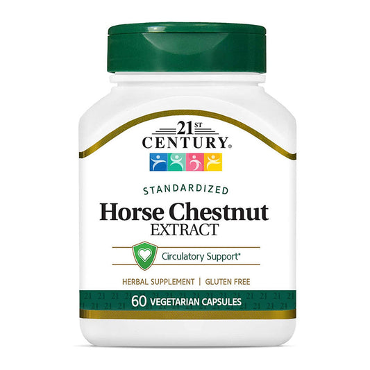 21st Century Horse Chestnut Extract, Standardized, 60 Vegetarian Capsules