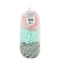 Equate Beauty Gentle Exfoliation Bath Sponge and Shower Loofahs, Assorted Colors, 3 Count EasyOptionXY LLC