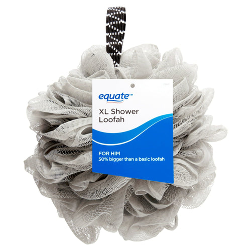 Equate Beauty Men's Body XL Shower Loofah, Mesh Netting Large Body Scrubber EasyOptionXY LLC