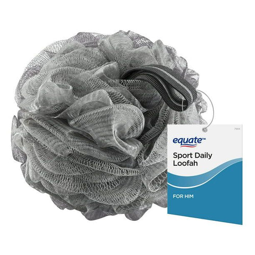 Equate Beauty Men's Body Sport Daily Bath Loofah, Mesh Netting Loofah Body Scrubber EasyOptionXY LLC