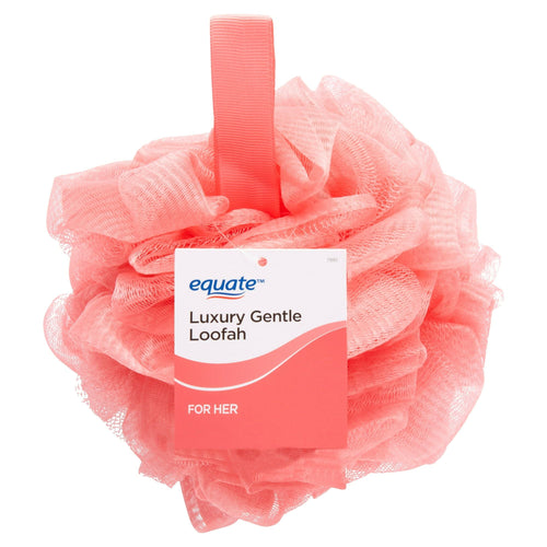 Equate Beauty Women's Exfoliating Bath Loofah, Mesh Netting Body Scrubber, 1 Count EasyOptionXY LLC