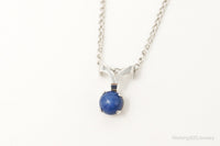 Vintage Star Sapphire Sterling Silver Necklace