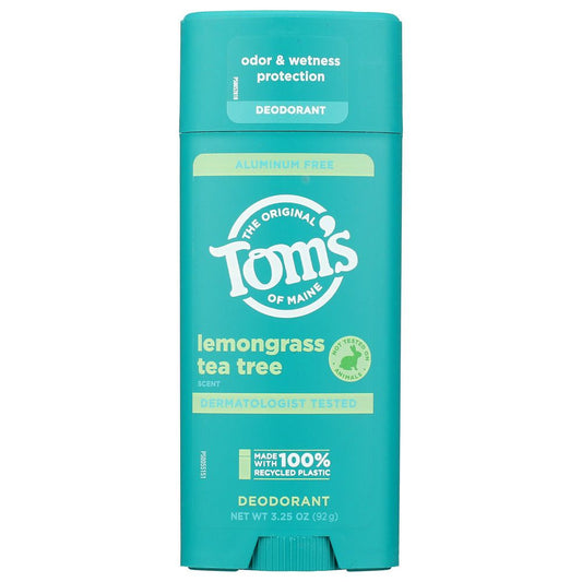 Toms® 24-Hour Lemongrass Deodorant Stick, 3.25 oz