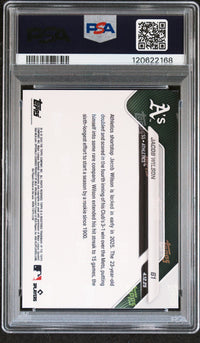 Graded 2025 Topps Now Jacob Wilson #61 Gold Foil /50 Rookie RC Baseball Card PSA 8 Near Mint