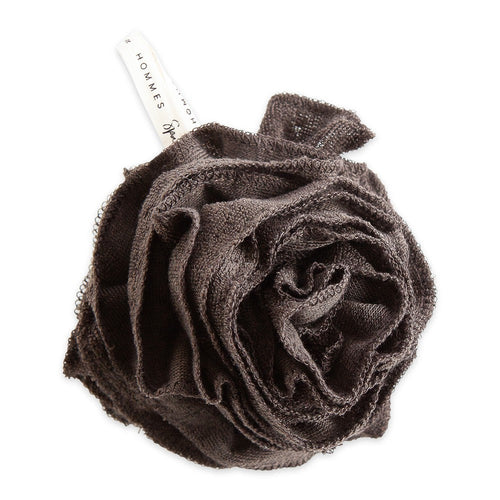 Urbana Spa Prive Men's Bamboo Charcoal Collection, Shower Pouf