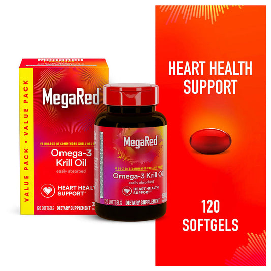 MegaRed® Schiff® Superior Omega-3 Krill Oil – 350 mg Softgels