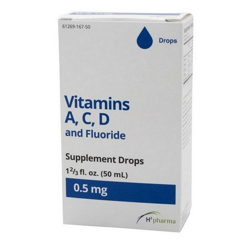 Taro Vitamins A/C/D And Fluoride, 0.5 Mg, 50 mL