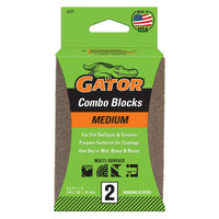Gator 2-5/8x4 Angled Sponge Medium, 2 Pack EasyOptionXY LLC